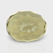 Beer Quartz 13.37x10.43mm Faceted Oval AAA Loose Gemstone - 182226