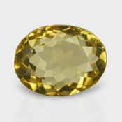 Beer Quartz 13.37x10.43mm Faceted Oval AAA Loose Gemstone - 182226