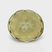 Beer Quartz 12.32x11.05mm Faceted Oval AAA Loose Gemstone - 182227