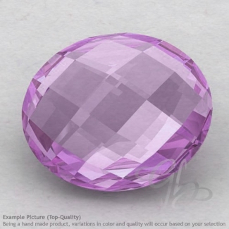Pink Amethyst Oval Shape Calibrated Briolettes