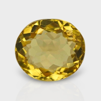 Beer Quartz 12.32x11.05mm Faceted Oval AAA Loose Gemstone - 182227