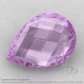 Pink Amethyst Pear Shape Calibrated Briolettes