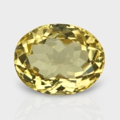 Beer Quartz 15.21x12.04mm Faceted Oval AAA Loose Gemstone - 182239