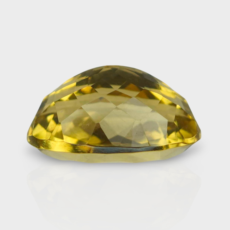 Beer Quartz 16.23x11.54mm Faceted Oval AAA Loose Gemstone - 182323