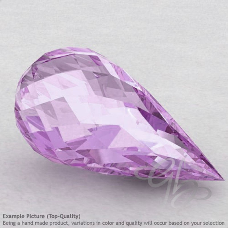 Pink Amethyst Drops Shape Calibrated Briolettes