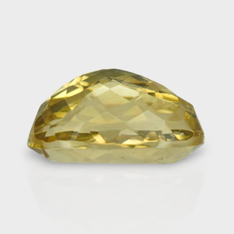 Beer Quartz 16.33x10.88mm Faceted Oval AA+ Loose Gemstone - 182324