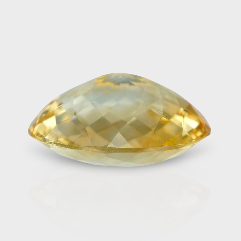 Citrine 18.34x15.03mm Checkerboard Oval A+ Loose Gemstone - 180574