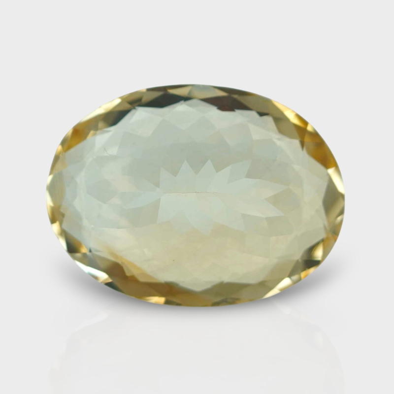 Citrine 21.18x15.83mm Faceted Oval A+ Loose Gemstone - 181479