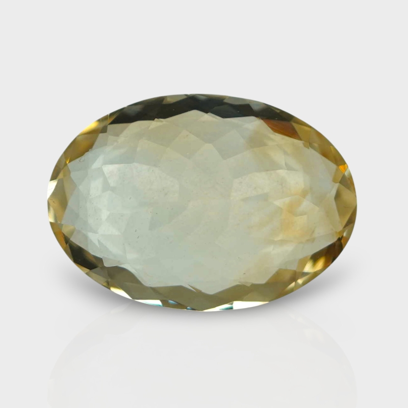 Citrine 18.66x13.15mm Faceted Oval A+ Loose Gemstone - 181488
