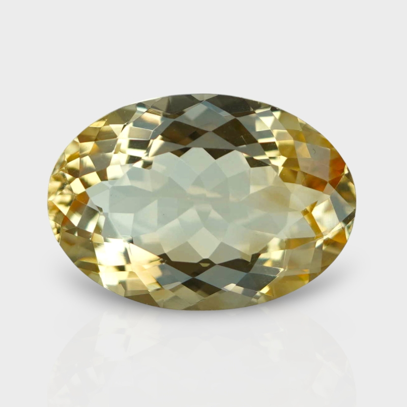 Citrine 18.66x13.15mm Faceted Oval A+ Loose Gemstone - 181488