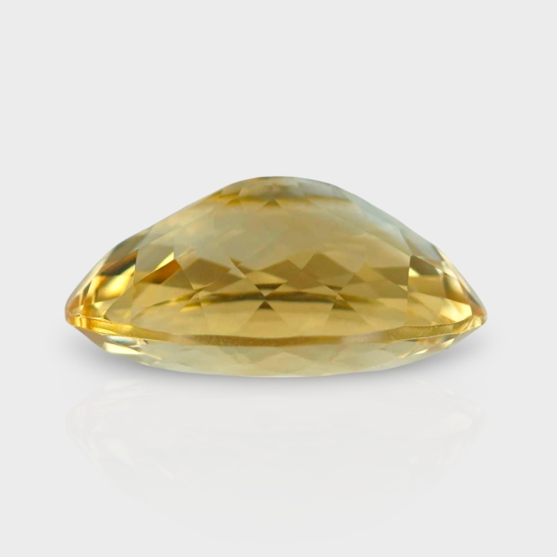 Citrine 18.07x14.41mm Faceted Oval A+ Loose Gemstone - 181565