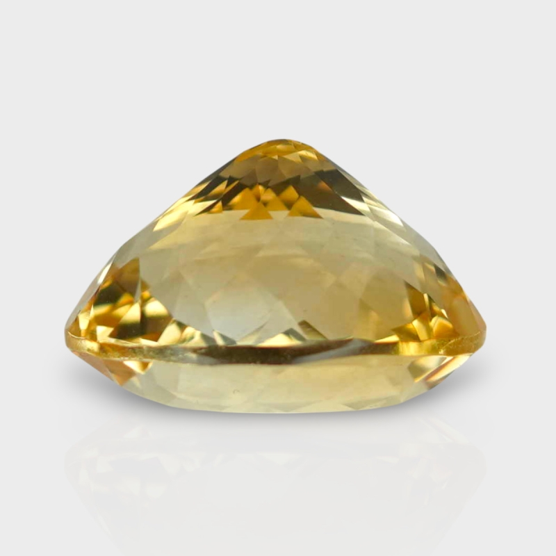 Citrine 14.95x11.70mm Faceted Oval A+ Loose Gemstone - 182183