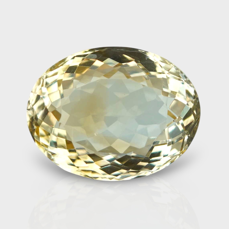 Citrine 16.30x12.75mm Faceted Oval A+ Loose Gemstone - 182178