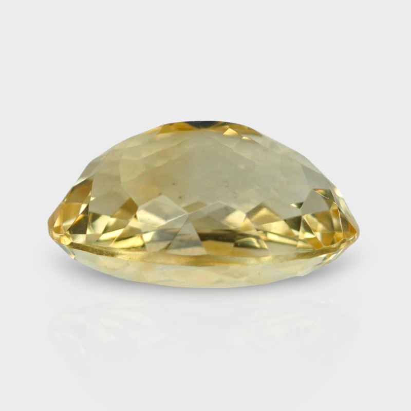 Citrine 16.30x12.75mm Faceted Oval A+ Loose Gemstone - 182178