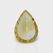 Citrine 18.95x13.66mm Concave Cut Pear AA+ Loose Gemstone - 182102