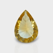 Citrine 18.95x13.66mm Concave Cut Pear AA+ Loose Gemstone - 182102