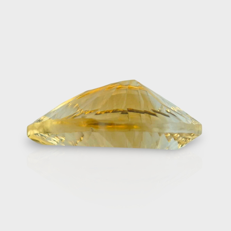 Citrine 18.95x13.66mm Concave Cut Pear AA+ Loose Gemstone - 182102