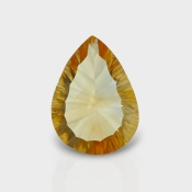Citrine 19.74x14.33mm Concave Cut Pear AA+ Loose Gemstone - 182103