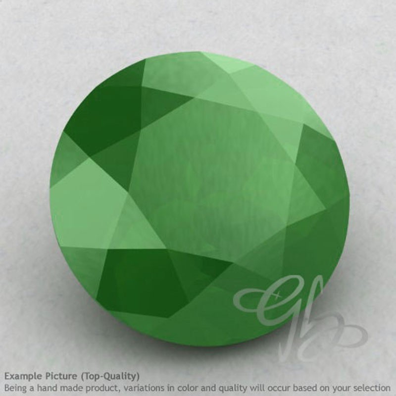 Natural Green Chalcedony Round Shape Calibrated Gemstones