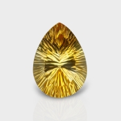 Citrine 18.95x13.68mm Concave Cut Pear AA+ Loose Gemstone - 182104
