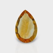 Citrine 12.91x8.63mm Concave Cut Pear AAA Loose Gemstone - 182110