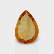 Citrine 13.37x9.46mm Concave Cut Pear AAA Loose Gemstone - 182114