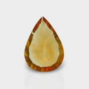 Citrine 13.56x9.70mm Concave Cut Pear AAA Loose Gemstone - 182116