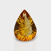 Citrine 13.56x9.70mm Concave Cut Pear AAA Loose Gemstone - 182116