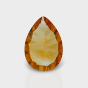 Citrine 13.82x9.66mm Concave Cut Pear AAA Loose Gemstone - 182117