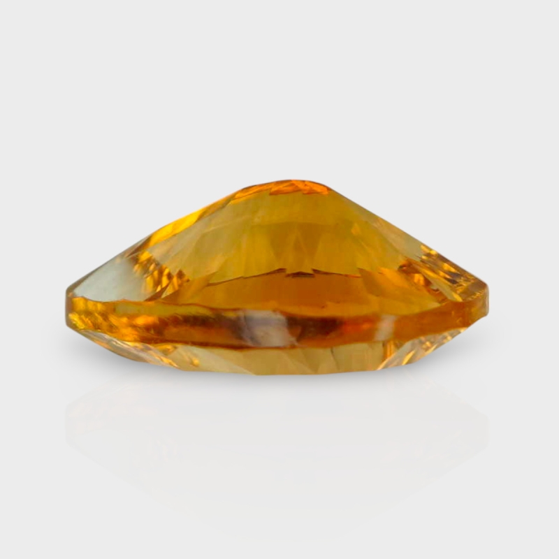 Citrine 13.82x9.66mm Concave Cut Pear AAA Loose Gemstone - 182117