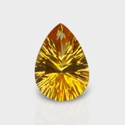 Citrine 13.75x9.62mm Concave Cut Pear AA+ Loose Gemstone - 182119