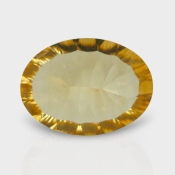 Citrine 17.51x12.86mm Concave Cut Oval AA+ Loose Gemstone - 182125
