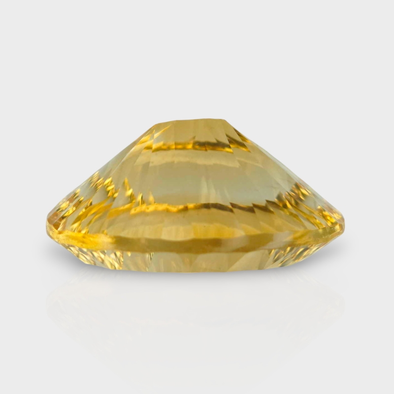 Citrine 19.41x14.70mm Concave Cut Oval AA+ Loose Gemstone - 182126