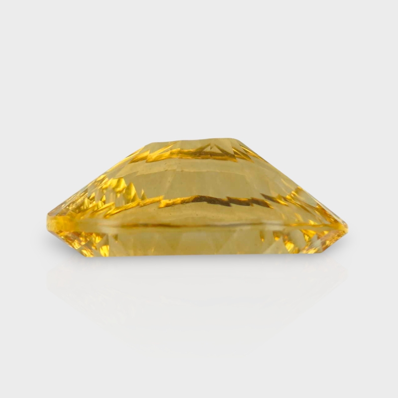 Citrine 17.86x12.82mm Concave Cut Oval AA+ Loose Gemstone - 182127