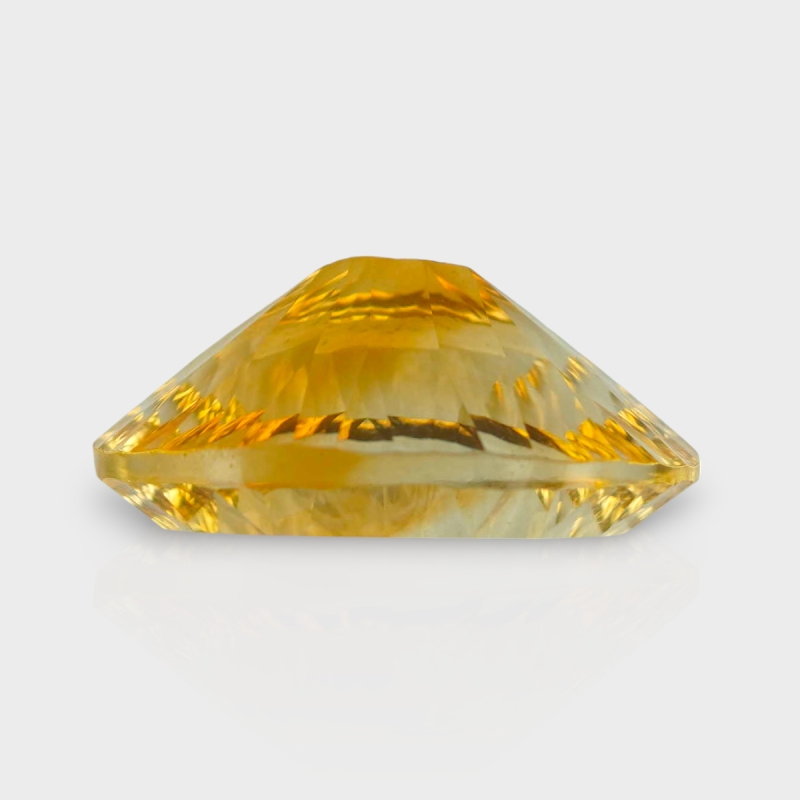 Citrine 18.89x13.91mm Concave Cut Oval AA+ Loose Gemstone - 182128