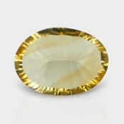 Citrine 17.62x12.79mm Concave Cut Oval AA+ Loose Gemstone - 182129