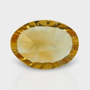 Citrine 17.68x12.77mm Concave Cut Oval AA+ Loose Gemstone - 182130
