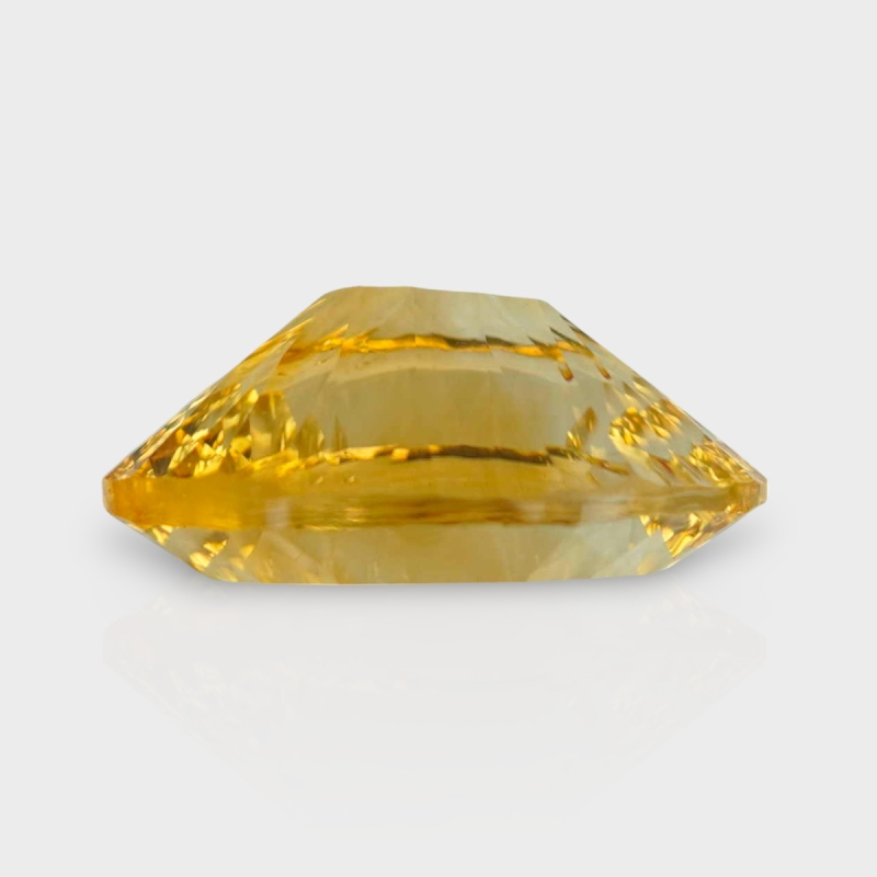 Citrine 17.68x12.77mm Concave Cut Oval AA+ Loose Gemstone - 182130