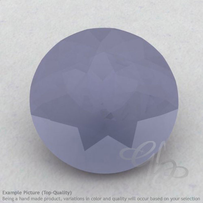 Blue Chalcedony   Round Shape  Grade Calibrated Gemstone - Total   of 