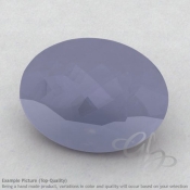 Blue Chalcedony   Oval Shape  Grade Calibrated Gemstone - Total   of 