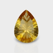 Citrine 19.98x14.78mm Concave Cut Pear AAA Loose Gemstone - 182105