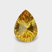 Citrine 18.65x13.55mm Concave Cut Pear AA+ Loose Gemstone - 182107