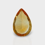 Citrine 12.67x8.51mm Concave Cut Pear AA+ Loose Gemstone - 182109