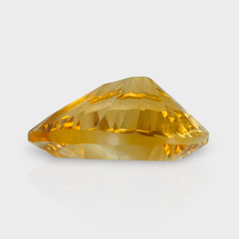 Citrine 12.67x8.51mm Concave Cut Pear AA+ Loose Gemstone - 182109