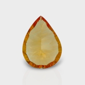 Citrine 15.44x11.52mm Concave Cut Pear AAA Loose Gemstone - 182118
