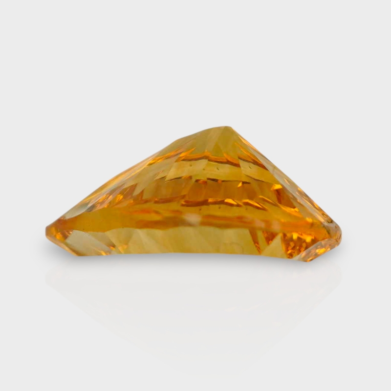Citrine 15.44x11.52mm Concave Cut Pear AAA Loose Gemstone - 182118