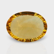 Citrine 15.66x11.73mm Concave Cut Oval AAA Loose Gemstone - 182124