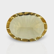 Citrine 18.79x13.52mm Concave Cut Oval AA+ Loose Gemstone - 182132
