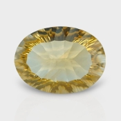 Citrine 17.48x12.88mm Concave Cut Oval AA+ Loose Gemstone - 182133