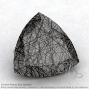 Black Rutile Trillion Shape Calibrated Gemstones